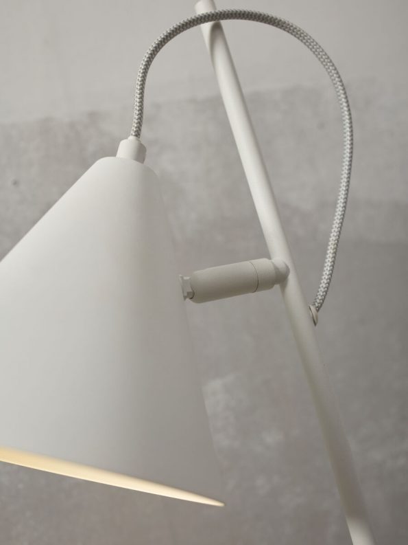 Industriële tafellamp Lisbon wit ø 15 cm - Afbeelding 4