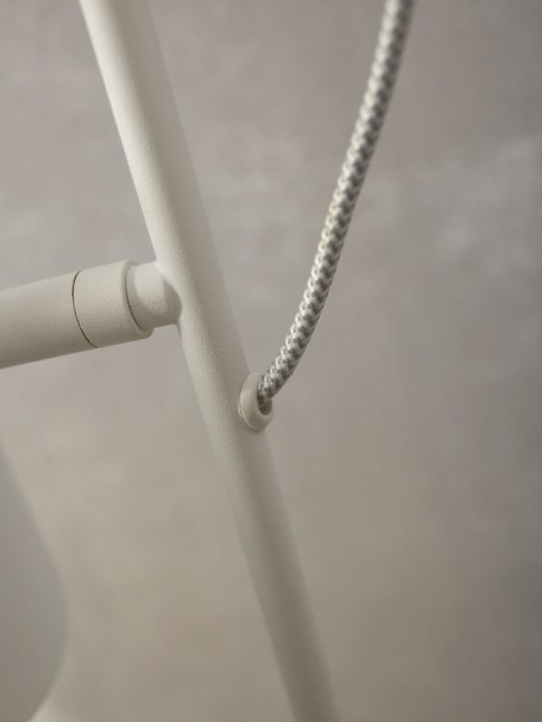 Industriële tafellamp Lisbon wit ø 15 cm - Afbeelding 6
