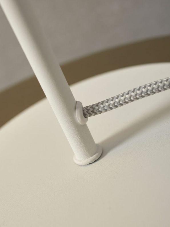 Industriële tafellamp Lisbon wit ø 15 cm - Afbeelding 8