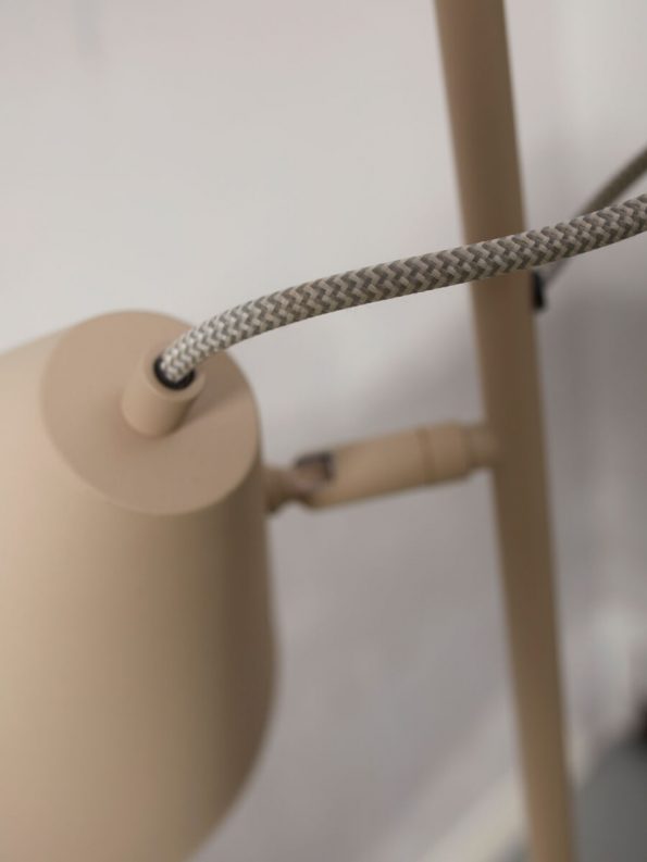 Industriële vloerlamp Lisbon grijs ø 18 cm - Afbeelding 3