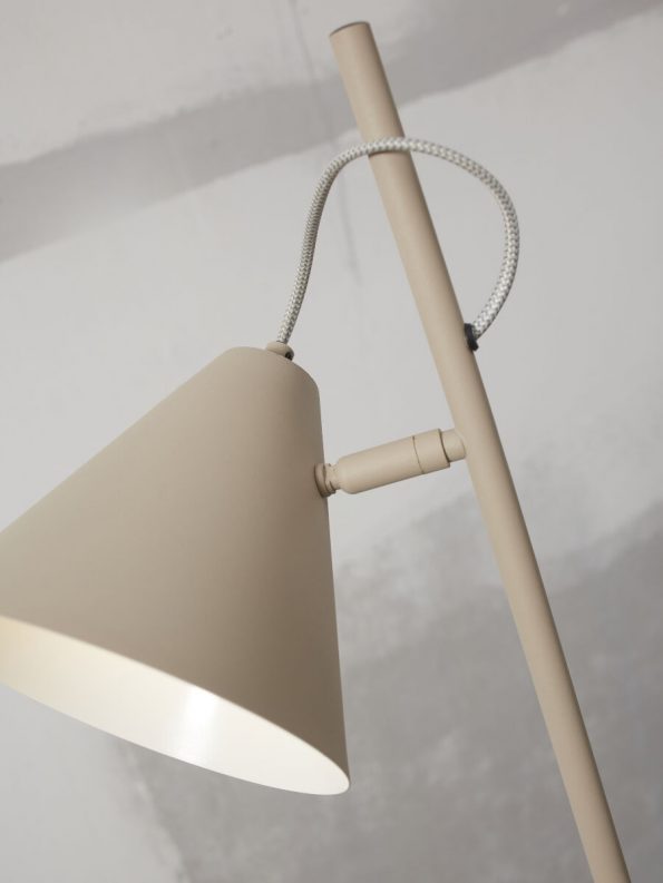 Industriële vloerlamp Lisbon grijs ø 18 cm - Afbeelding 4