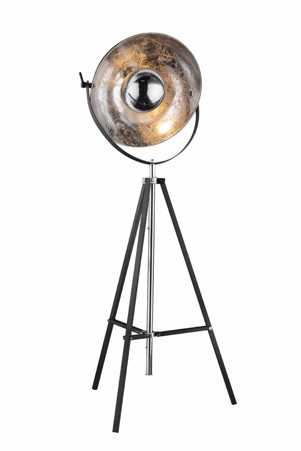Industriële vloerlamp Xirena grijs ø 78 cm - Afbeelding 3