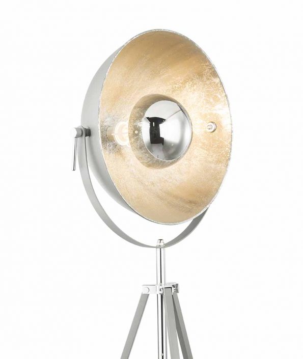 Industriële vloerlamp Xirena grijs ø 78 cm - Afbeelding 4