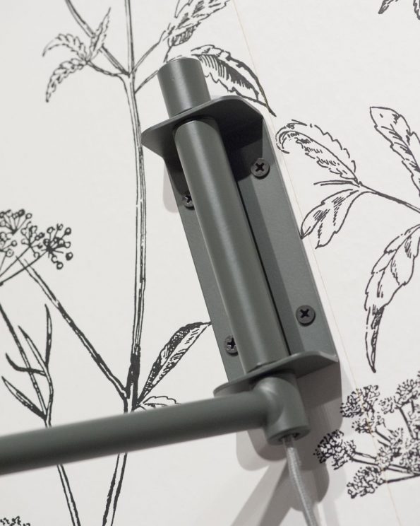 Industriële wandlamp Brisbane grijs - Afbeelding 3