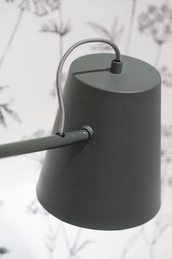 Industriële wandlamp Brisbane grijs - Afbeelding 4