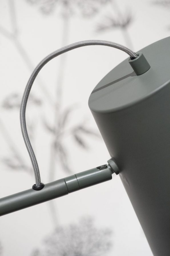 Industriële wandlamp Brisbane grijs - Afbeelding 9