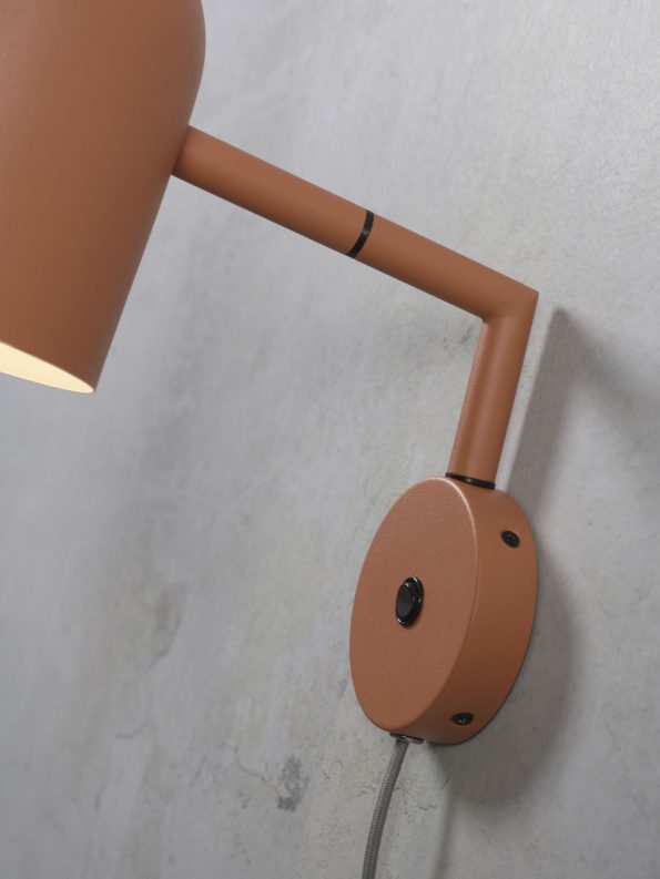 Industriële wandlamp Marseille oranje ø 12 cm - Afbeelding 3