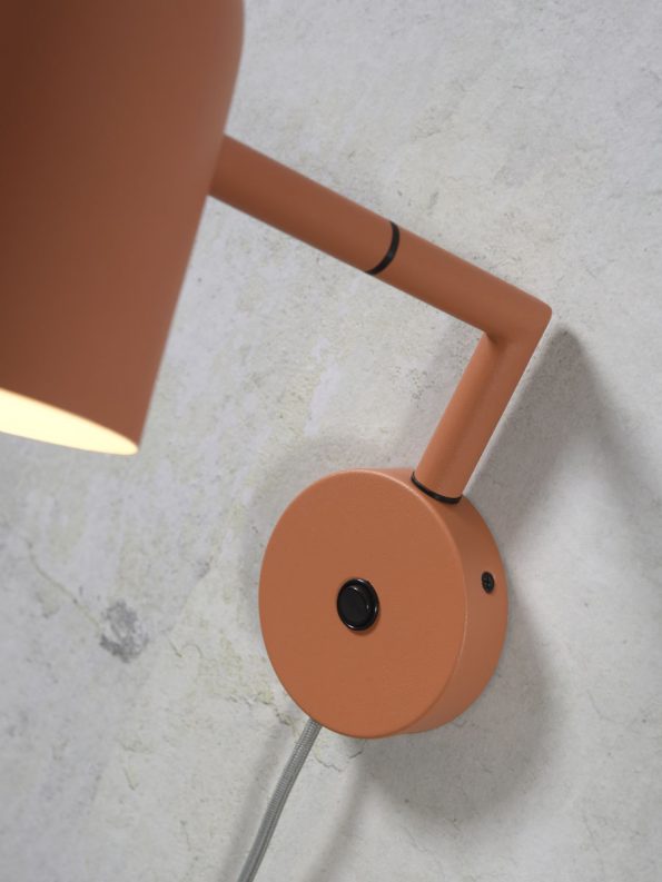 Industriële wandlamp Marseille oranje ø 12 cm - Afbeelding 4