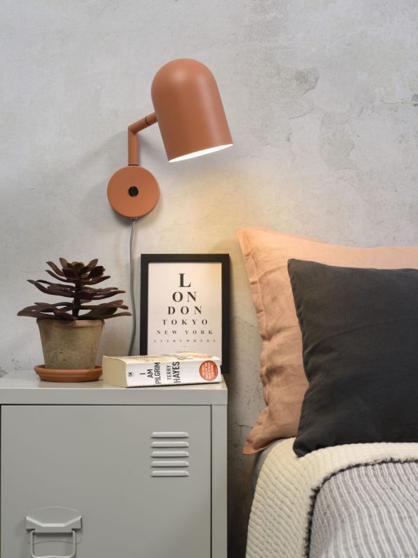 Industriële wandlamp Marseille oranje ø 12 cm - Afbeelding 5