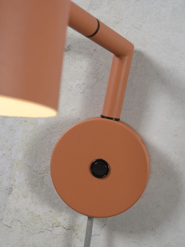 Industriële wandlamp Marseille oranje ø 12 cm - Afbeelding 6