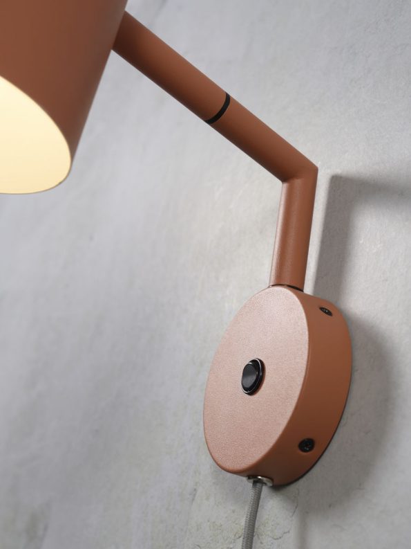 Industriële wandlamp Marseille oranje ø 12 cm - Afbeelding 7
