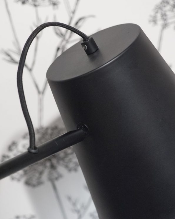 Industriële wandlamp Brisbane zwart - Afbeelding 4