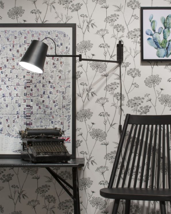 Industriële wandlamp Brisbane zwart - Afbeelding 5